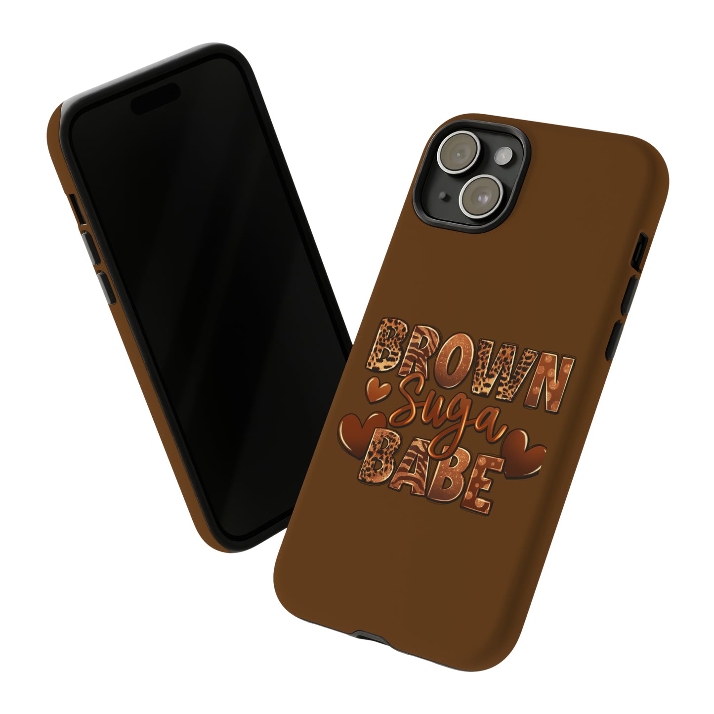 Brown Suga Babe Tough Phone Cases