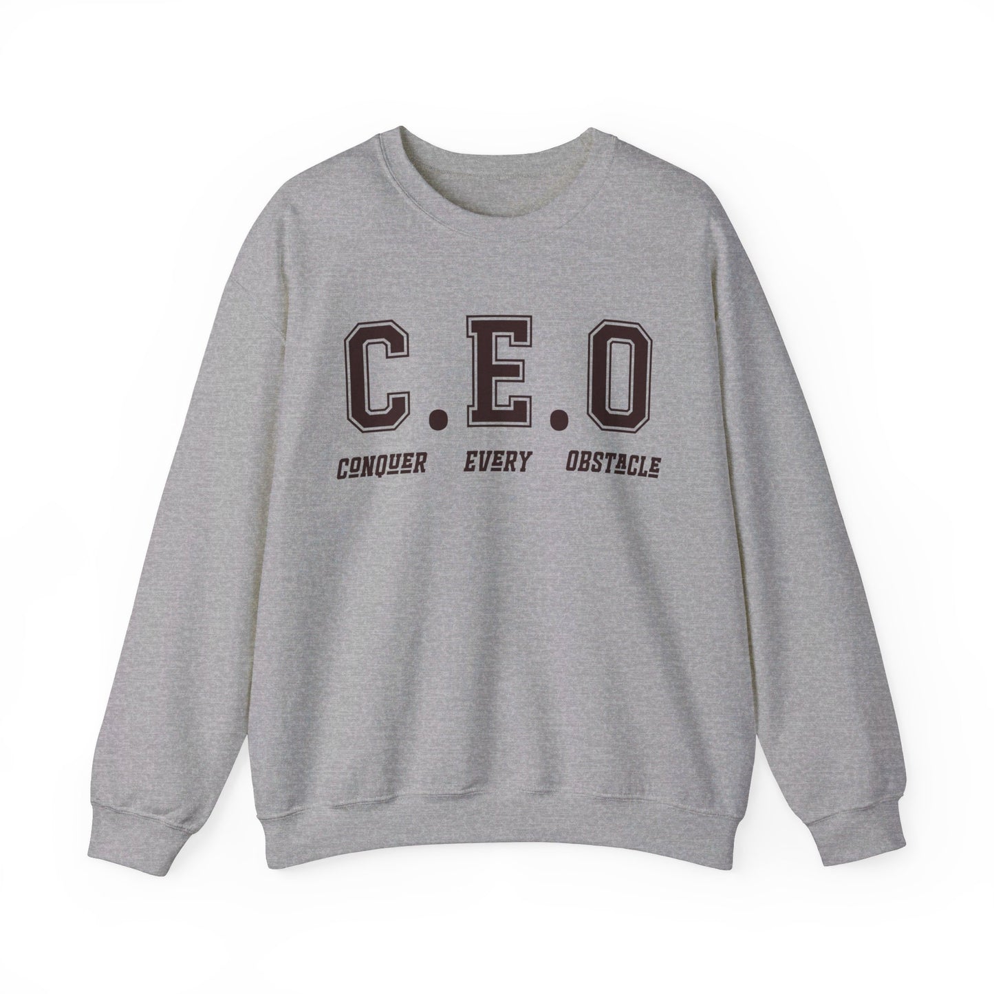 CEO: Conquer Every Obstacle Crewneck Sweatshirt