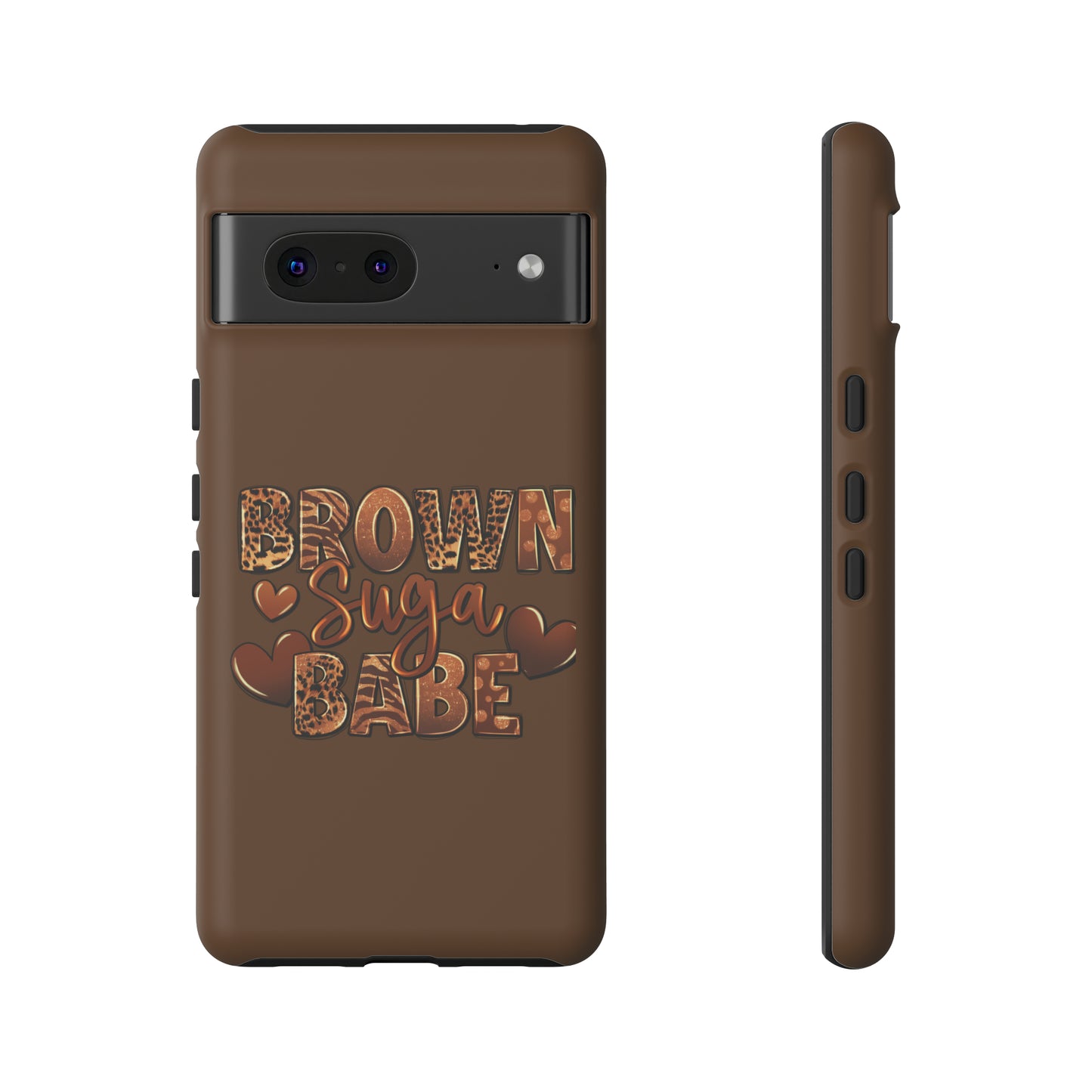 Brown Suga Babe Tough Phone Cases