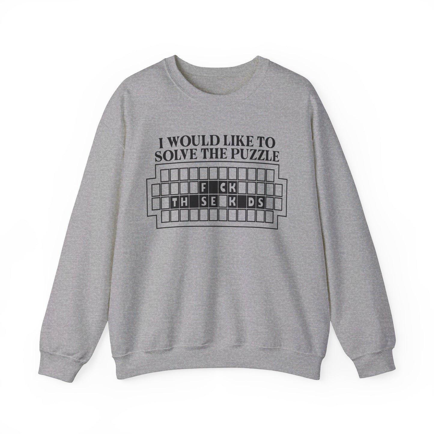 I Would Like to Solve the Puzzle Crewneck Sweatshirt