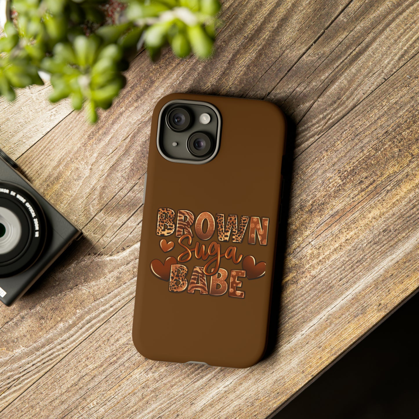 Brown Suga Babe Tough Phone Cases