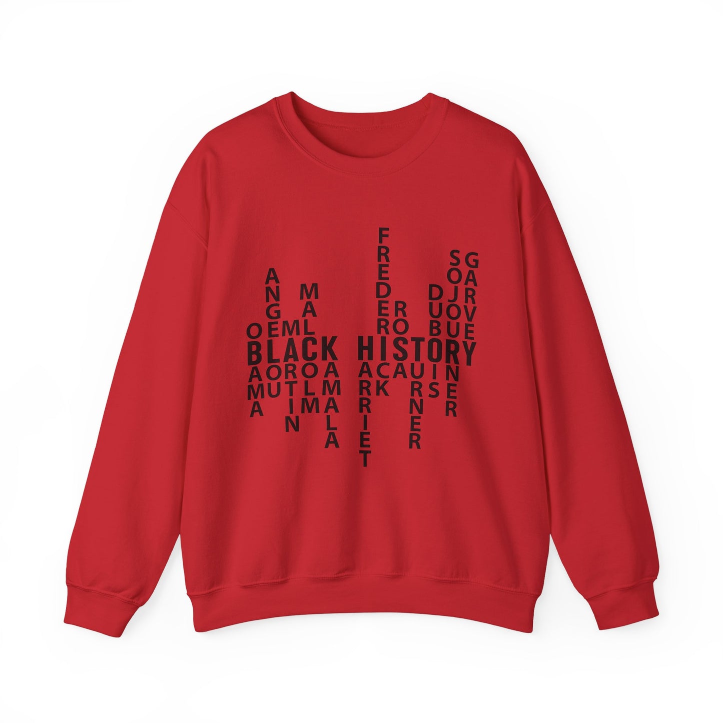 Black History Month Puzzle Art Crewneck Sweatshirt