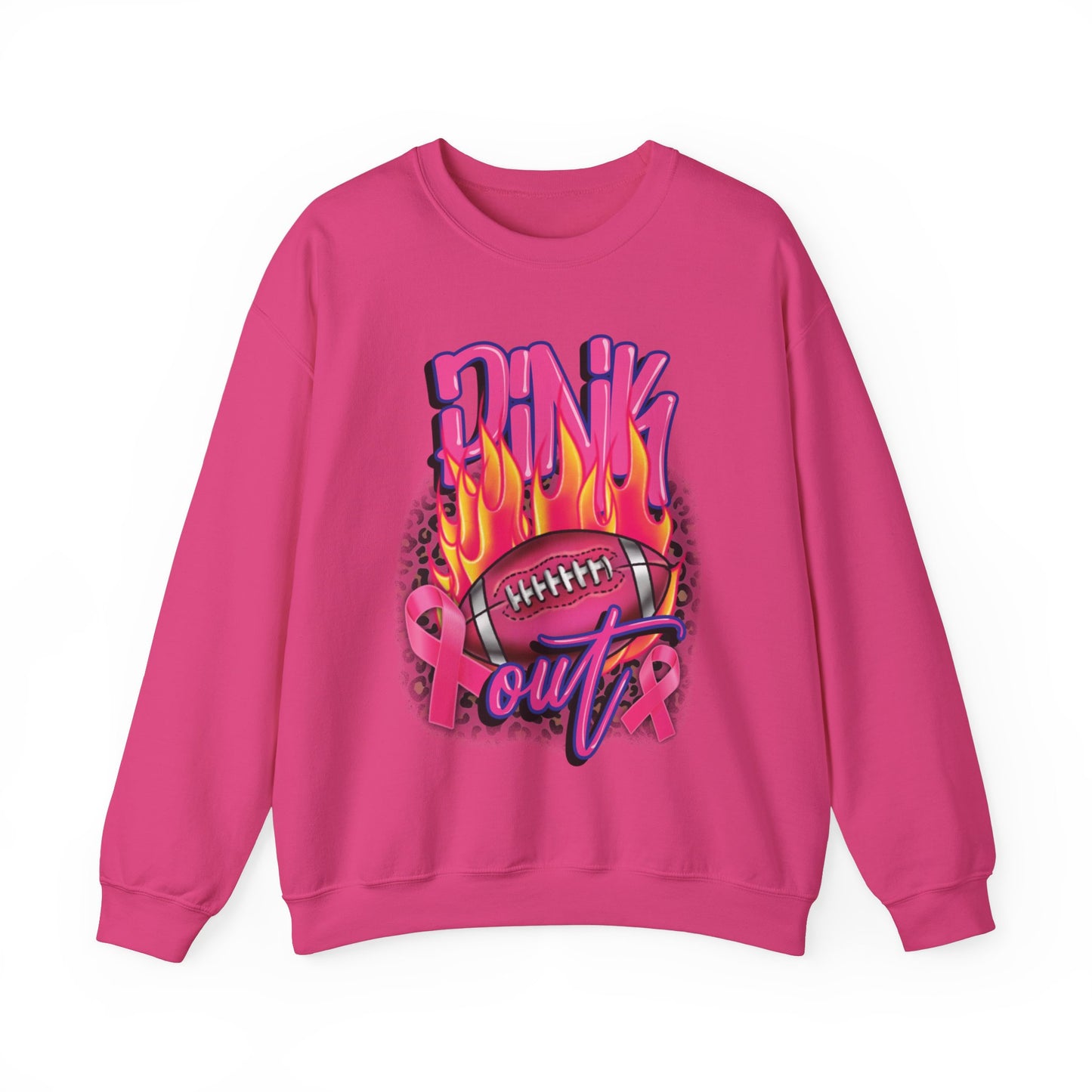 Pink Out Breast Cancer Awareness Crewneck Sweatshirt