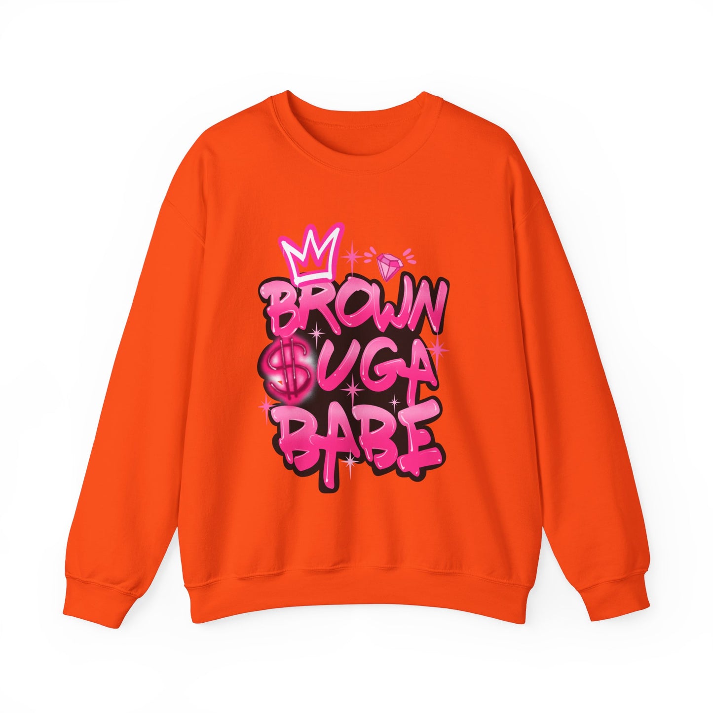 Brown Suga Babe (Pink) Crewneck Sweatshirt