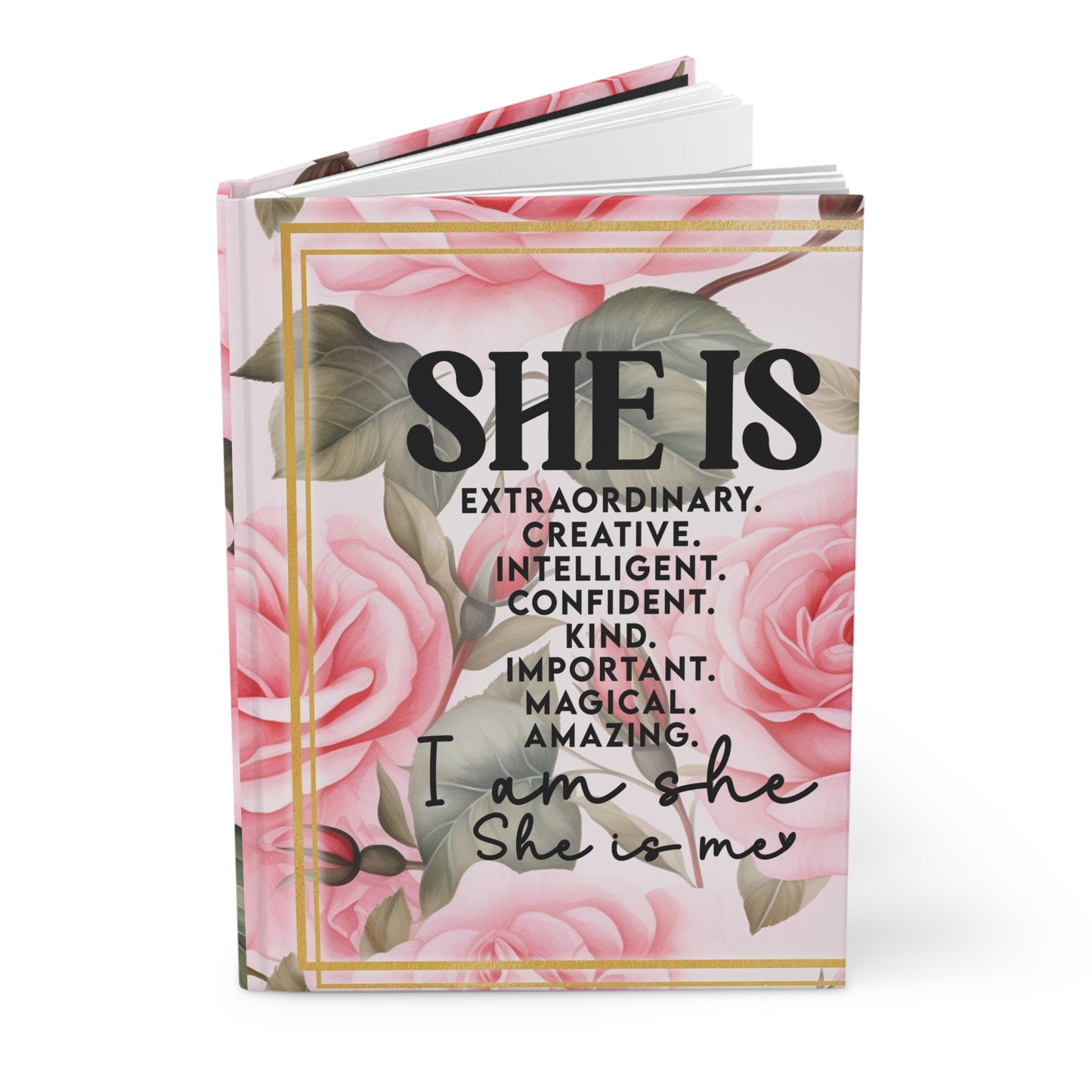 She is Hardcover Journal Matte