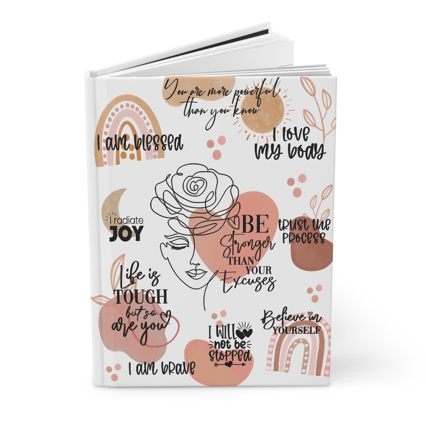 Positive Affirmations Hardcover Journal Matte