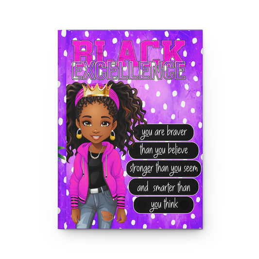 Black Excellence Hardcover Journal Matte