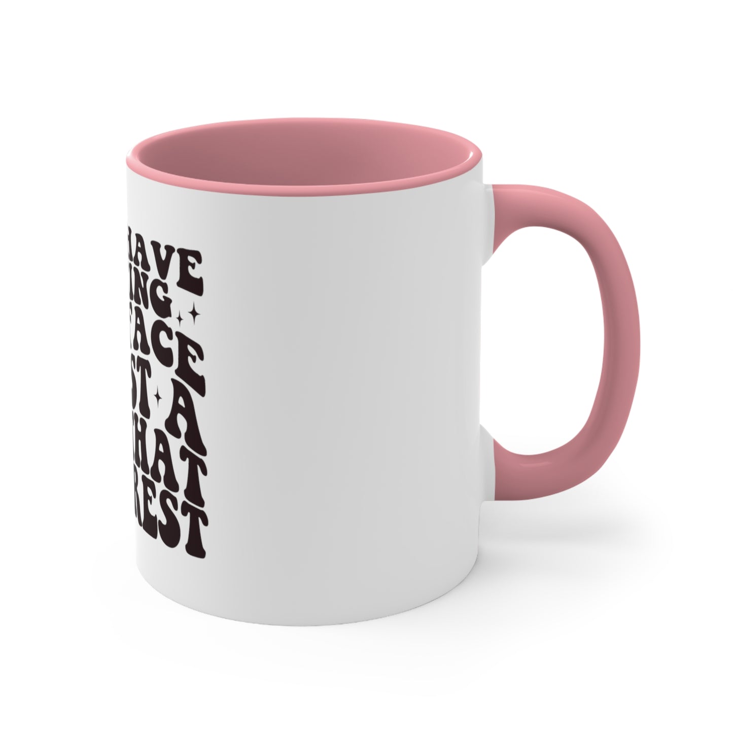 I'm Just Tired Accent Coffee Mug, 11oz