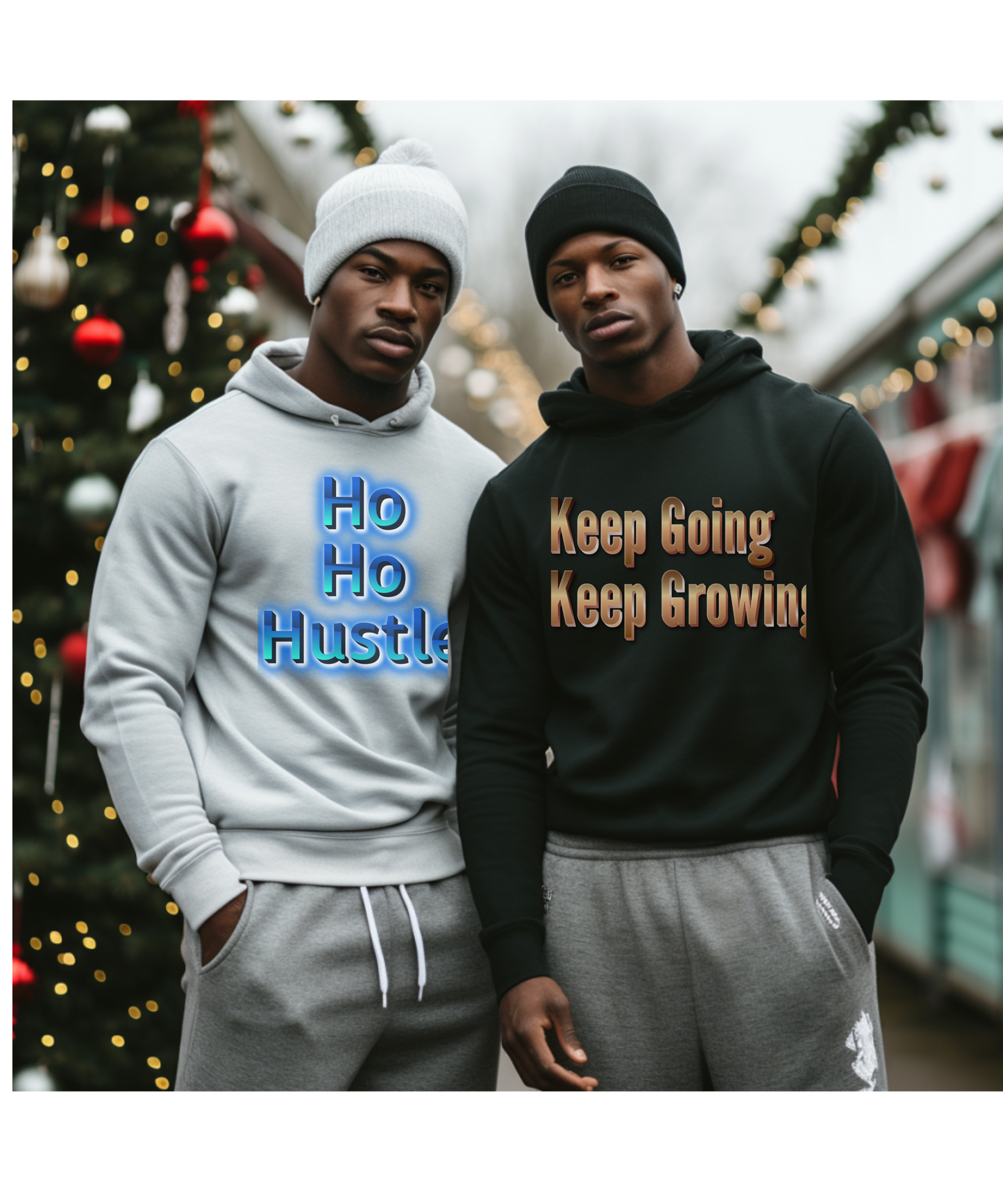 Ho Ho Hustle Hooded Sweatshirt