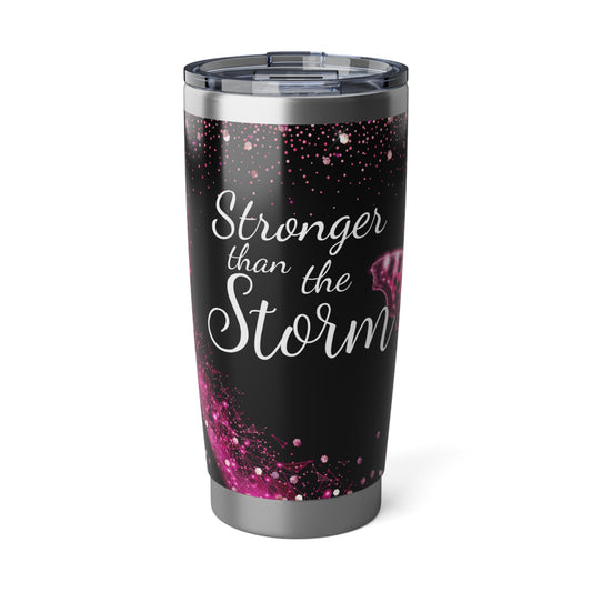 Breast Cancer Awareness Glitter Pink 20oz Tumbler