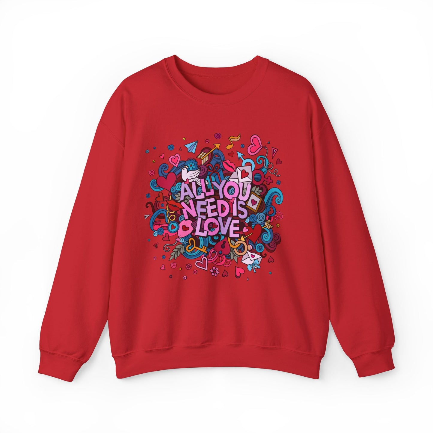 All you need is Love Crewneck Sweatshirt