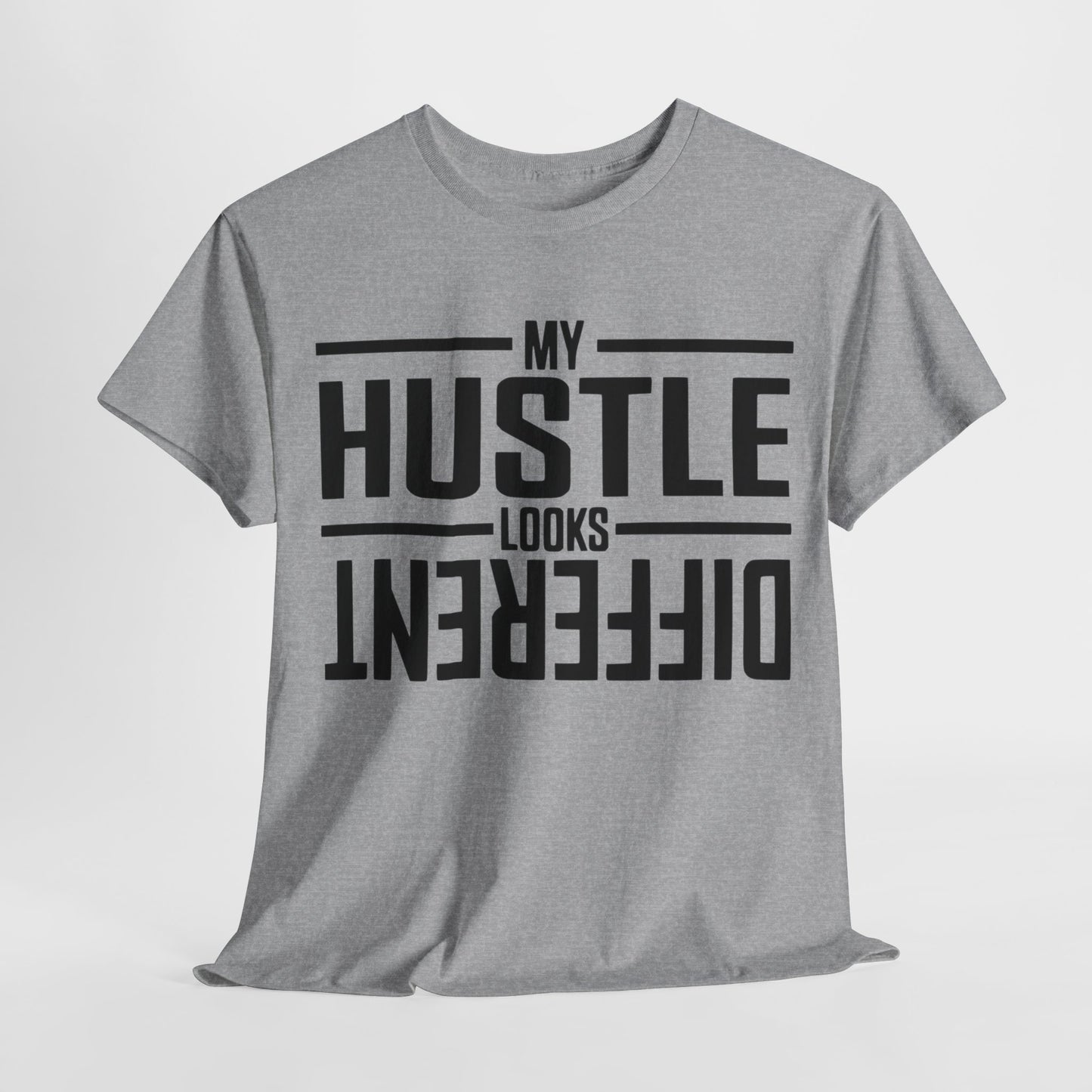 My Hustle Is Different T shirt  (Black)