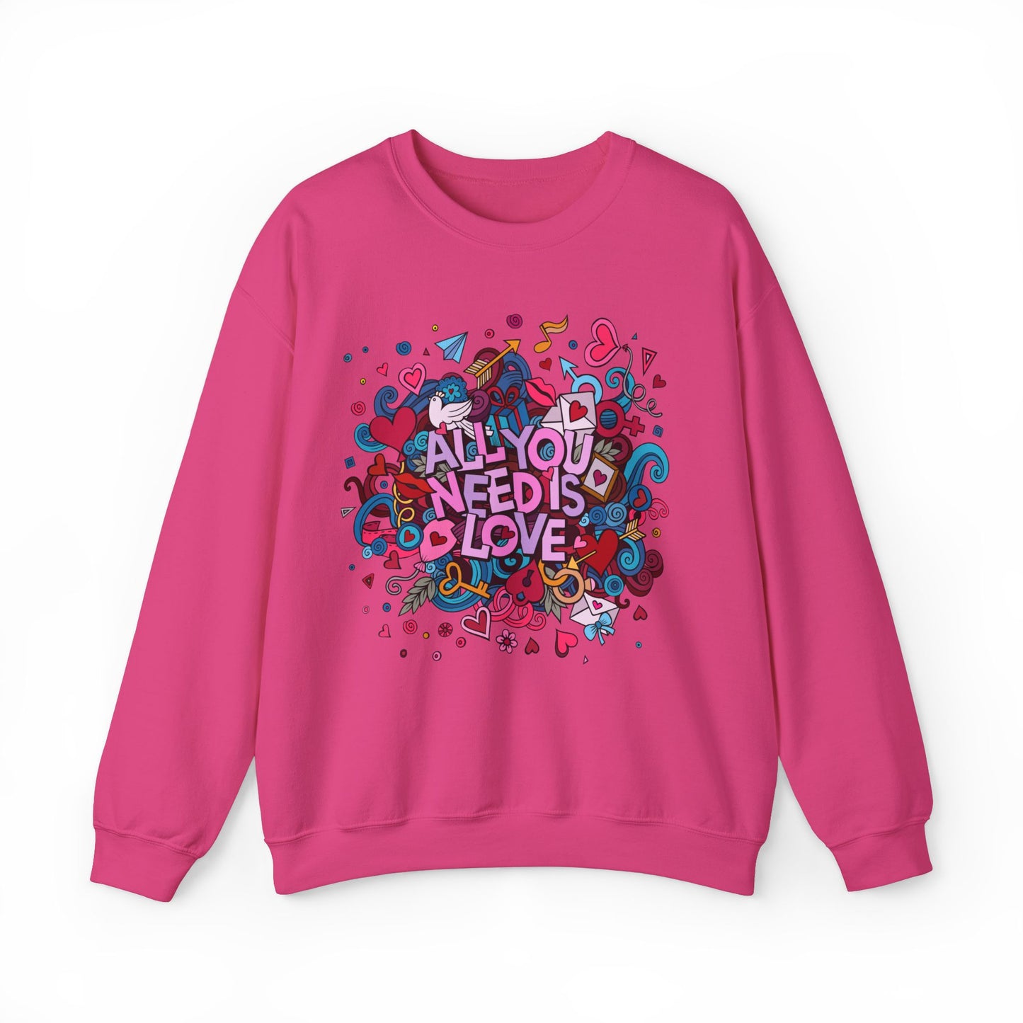 All you need is Love Crewneck Sweatshirt