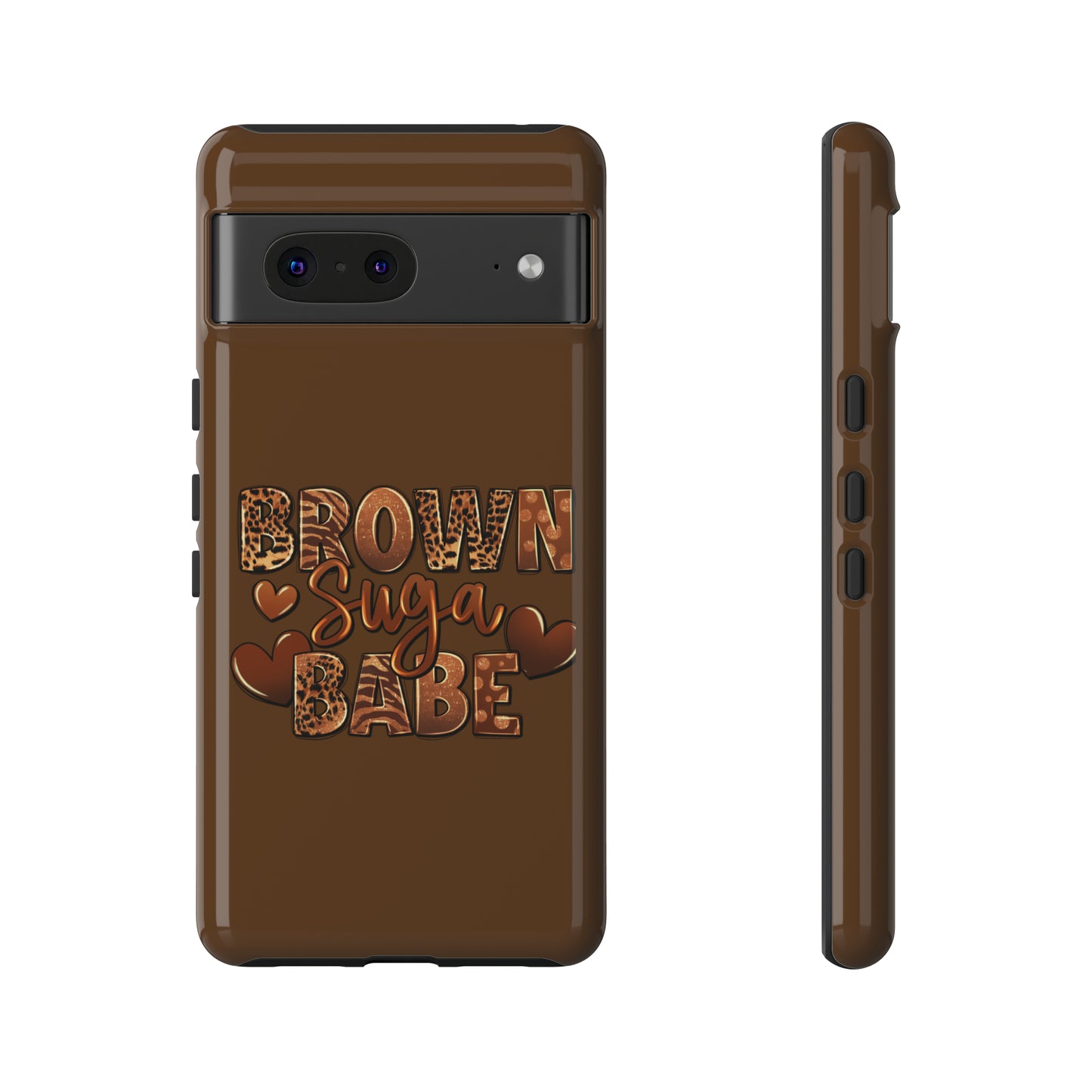 Brown Suga Babe Tough Phone Cases