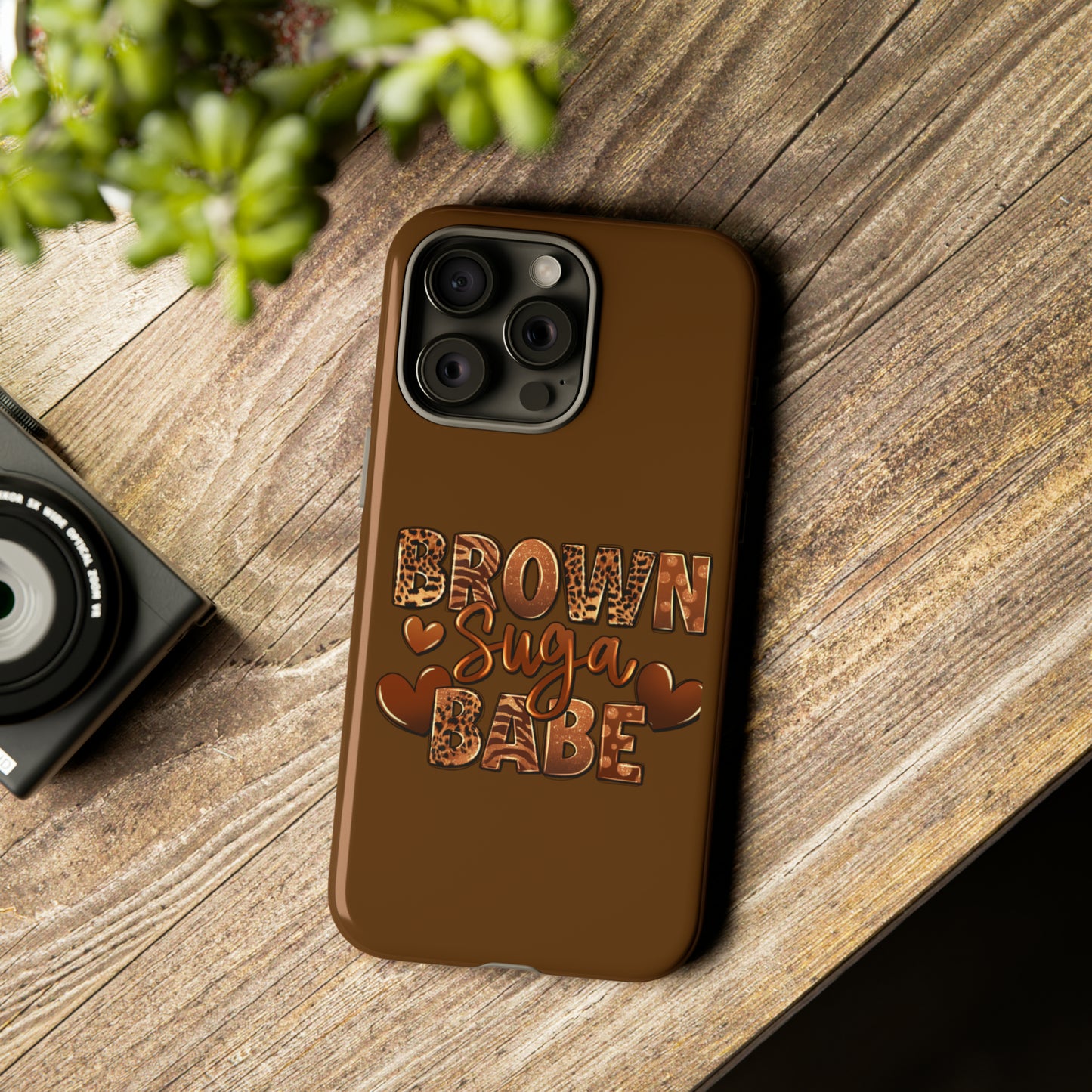 Brown Suga Babe Tough Phone Cases