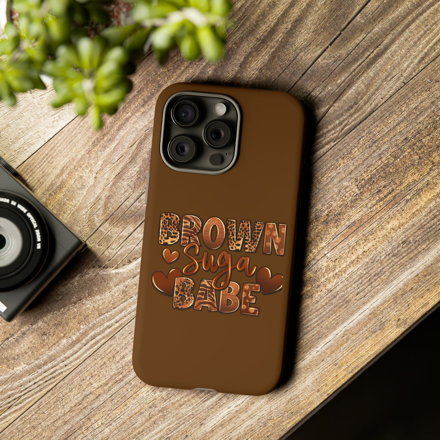 Brown Suga Babe Tough Phone Cases