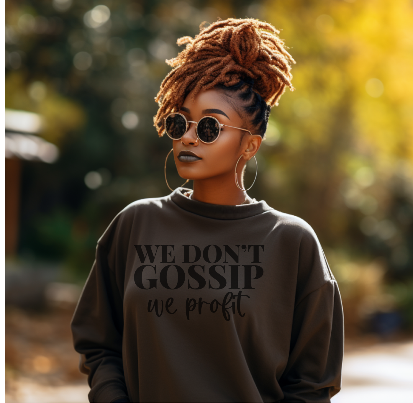 We Don't Gossip We Profit Crewneck Sweatshirt