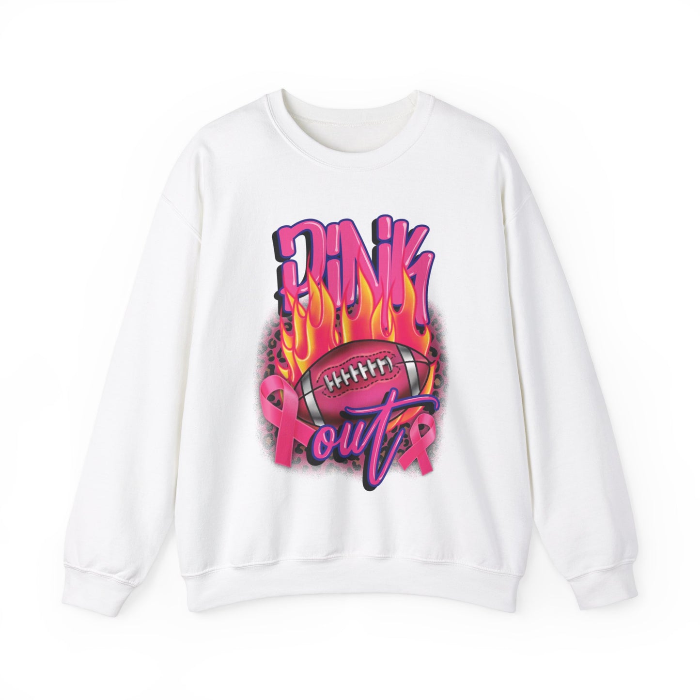 Pink Out Breast Cancer Awareness Crewneck Sweatshirt