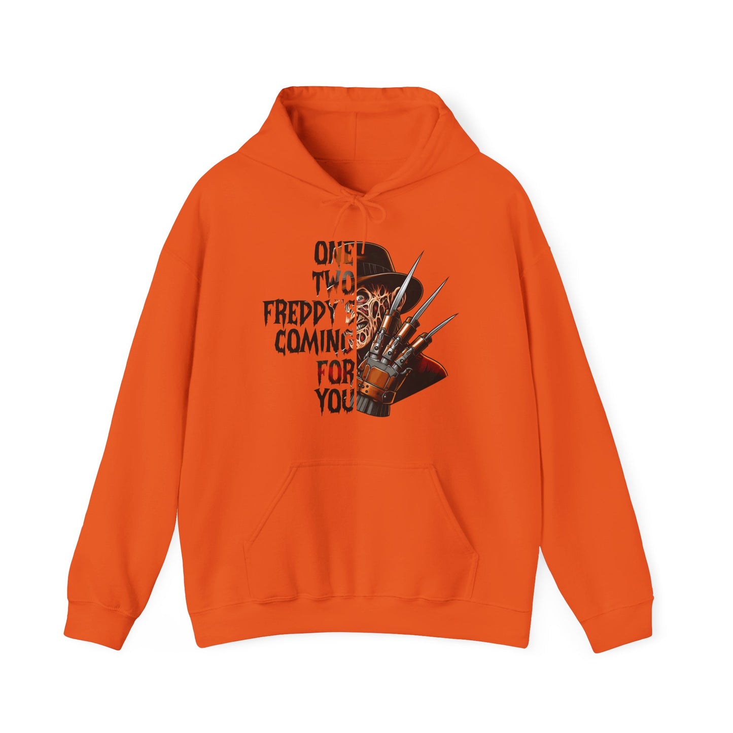 One, Two, Freddy's Coming for You Halloween Hoodie