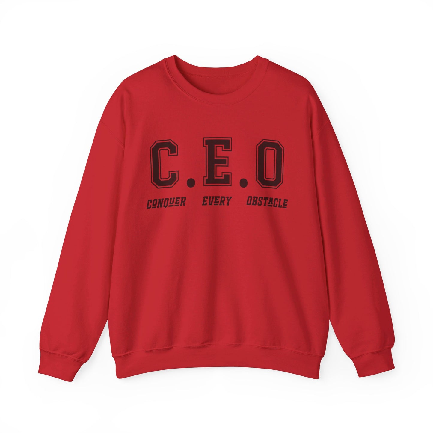 CEO: Conquer Every Obstacle Crewneck Sweatshirt