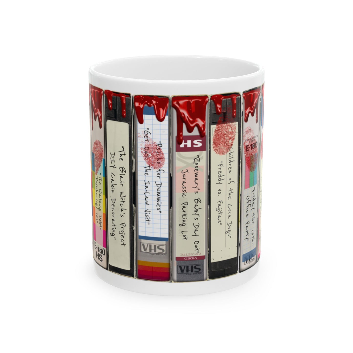 VHS parody to horror movies Mug, (11oz, 15oz)