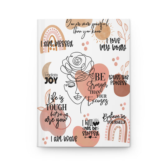 Positive Affirmations Hardcover Journal Matte