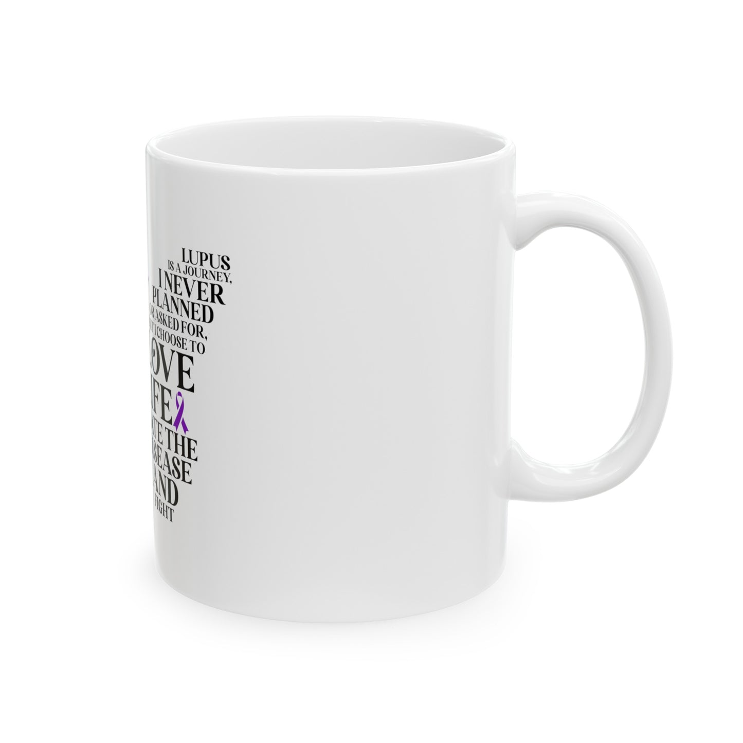 lupus is a journey Ceramic Mug, (11oz, 15oz)