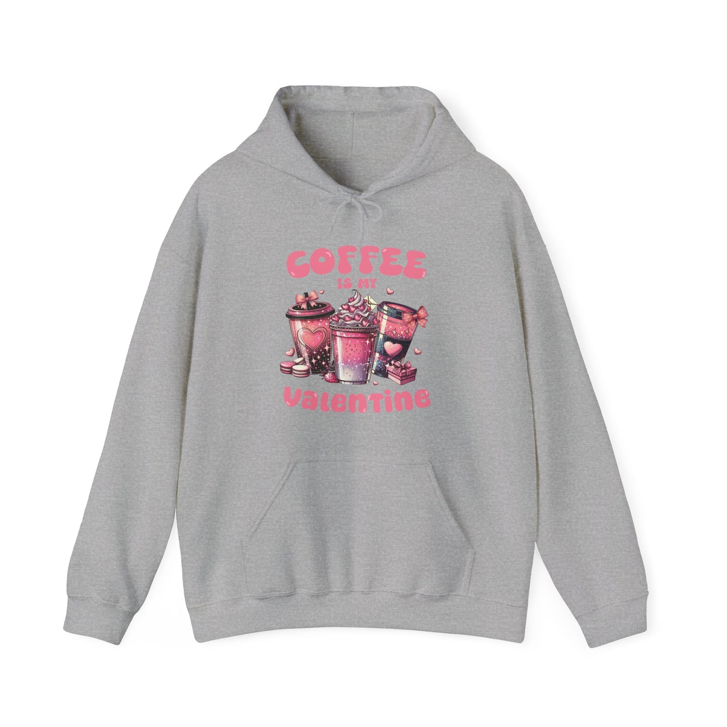 Coffee is My Valentine Hooded Sweatshirt