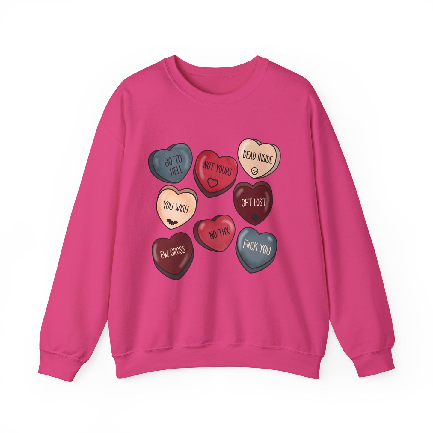 Sarcastic Valentines Hearts Sweatshirt