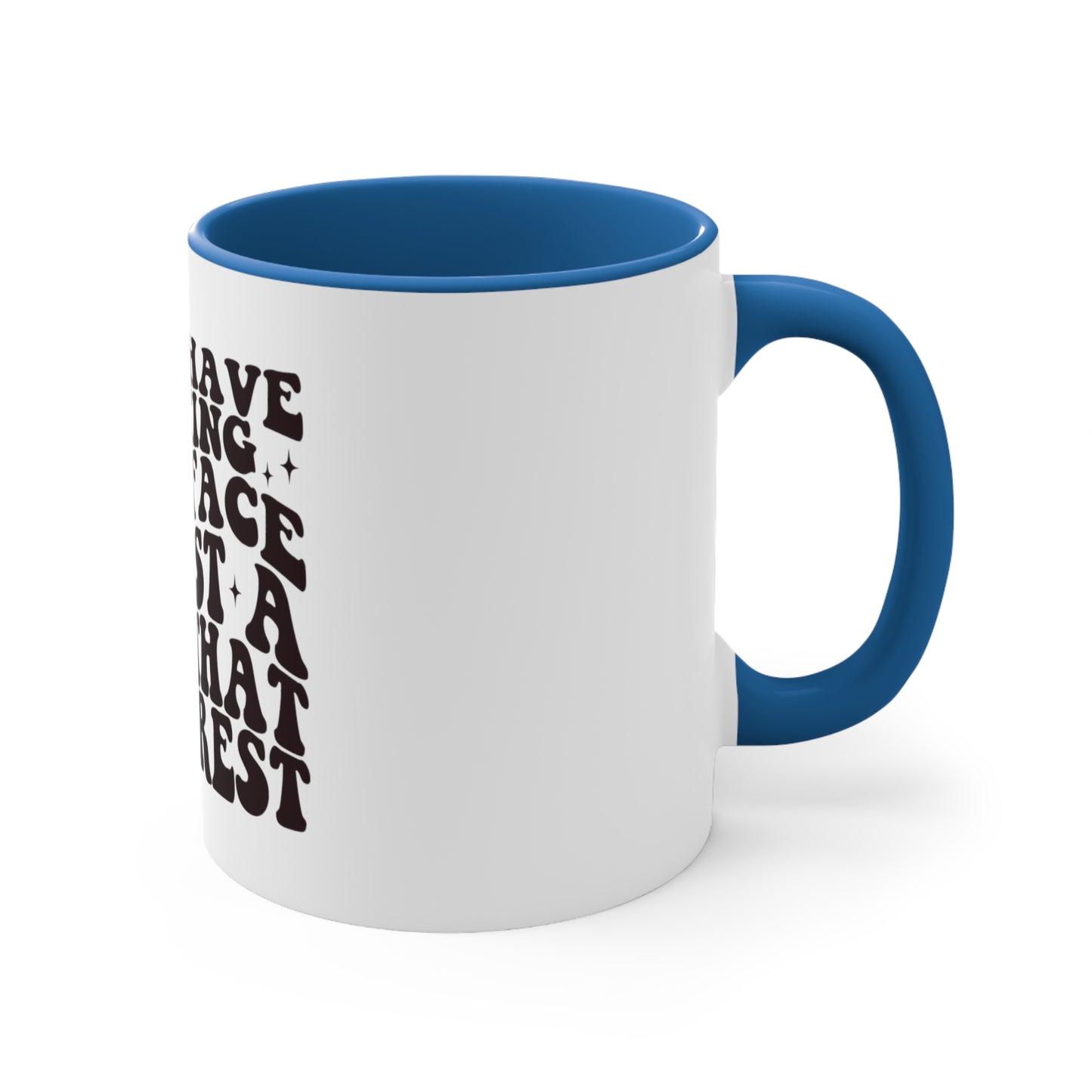 I'm Just Tired Accent Coffee Mug, 11oz