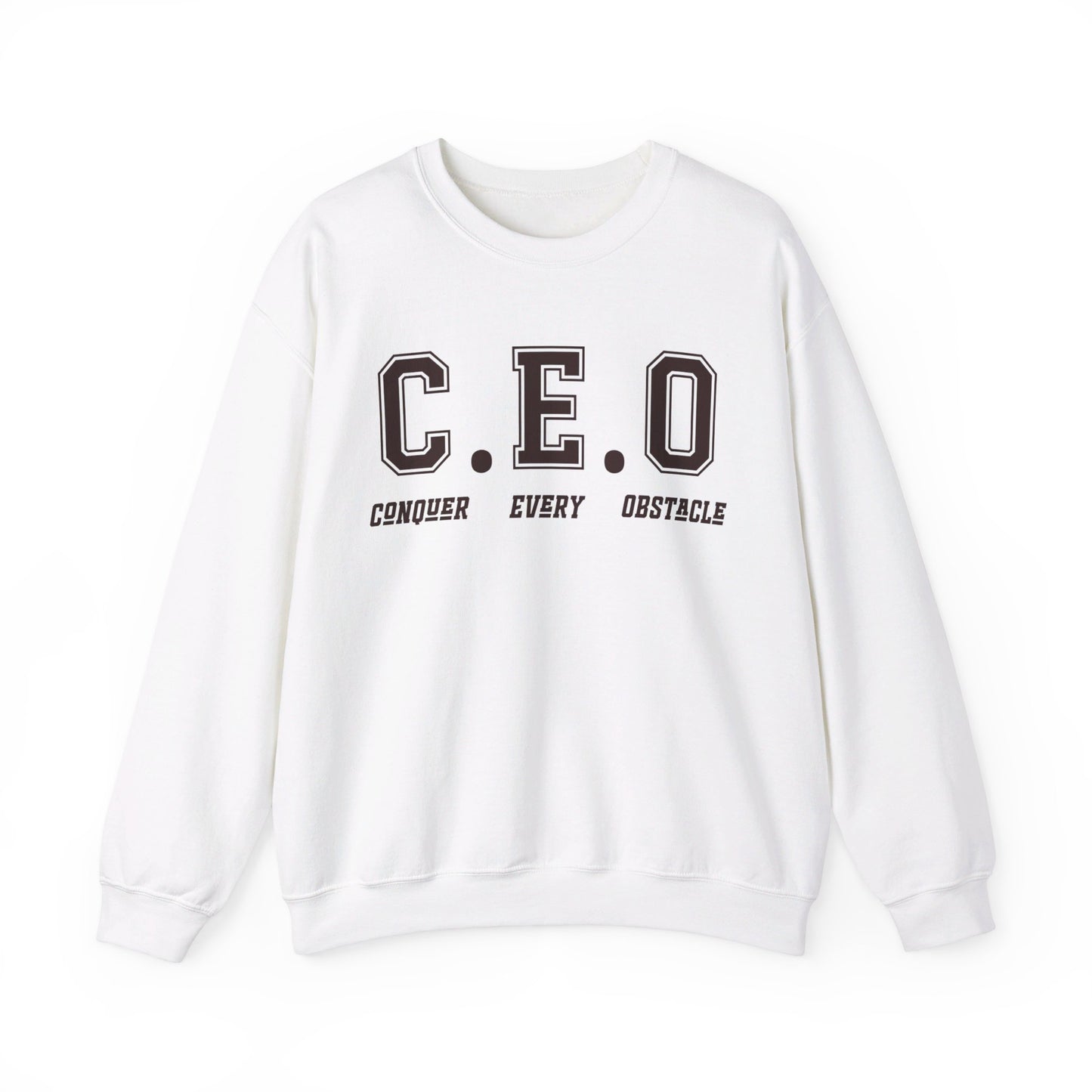 CEO: Conquer Every Obstacle Crewneck Sweatshirt