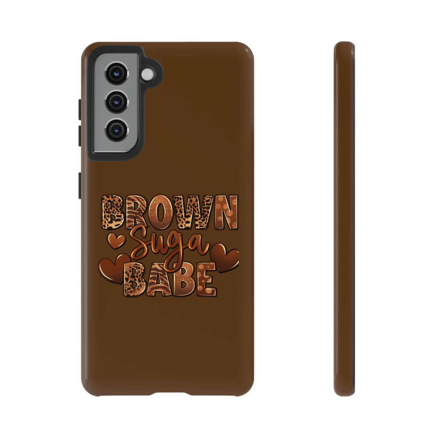 Brown Suga Babe Tough Phone Cases