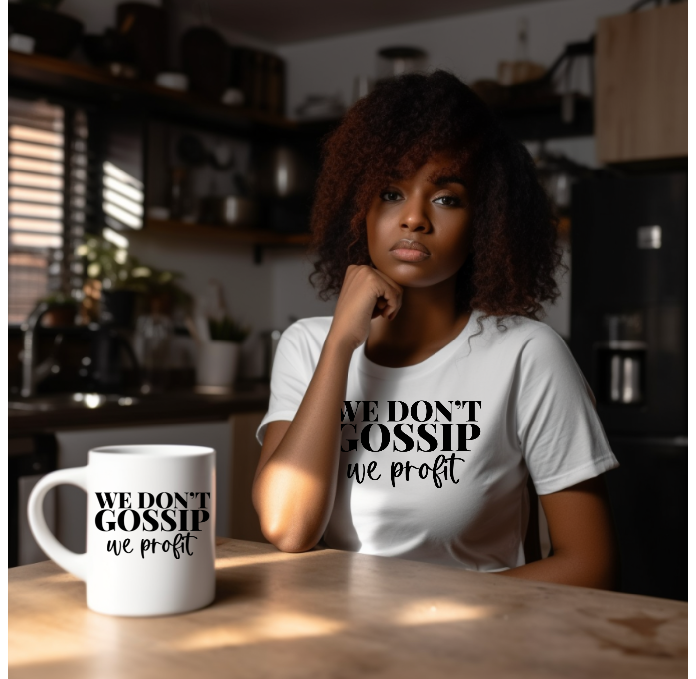 We Don't Gossip We Profit Crewneck Sweatshirt