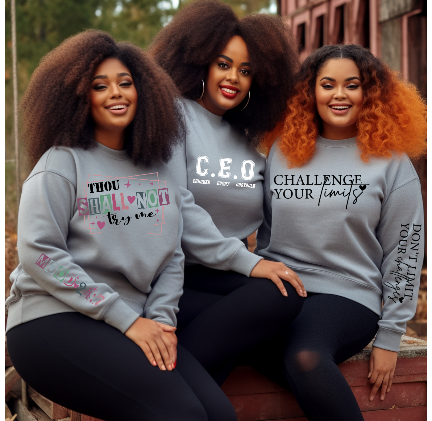 CEO: Conquer Every Obstacle Crewneck Sweatshirt