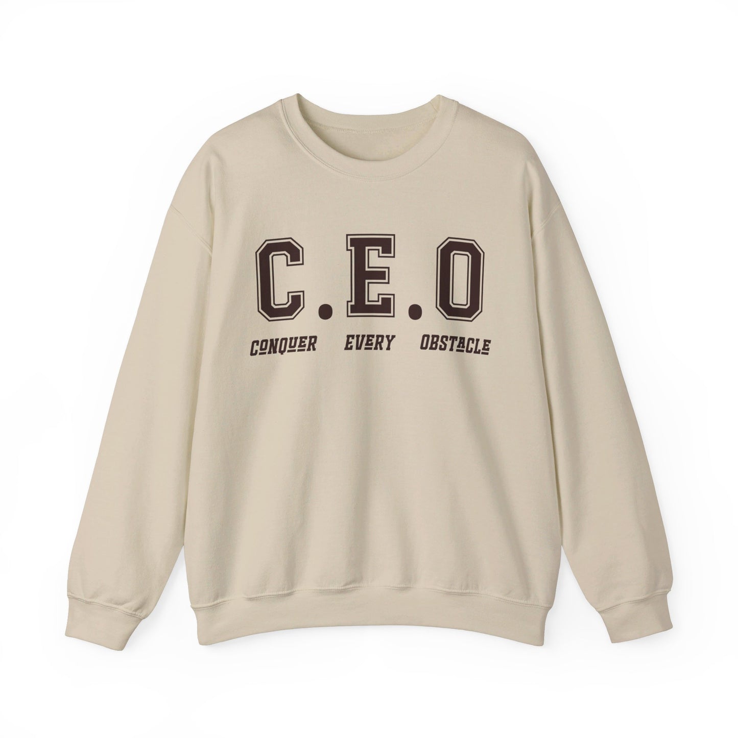 CEO: Conquer Every Obstacle Crewneck Sweatshirt