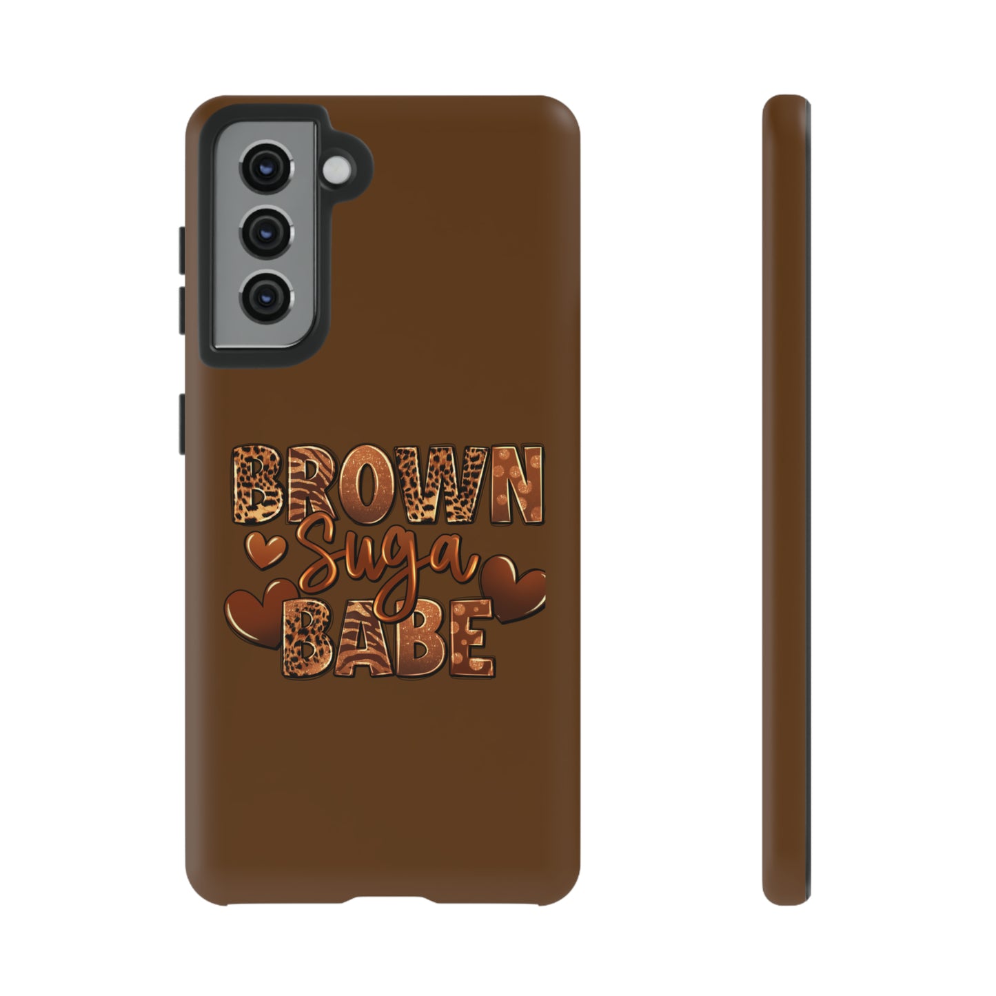 Brown Suga Babe Tough Phone Cases