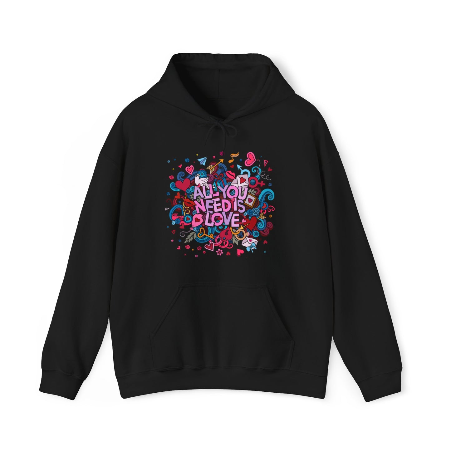 All you need is Love Hooded Sweatshirt