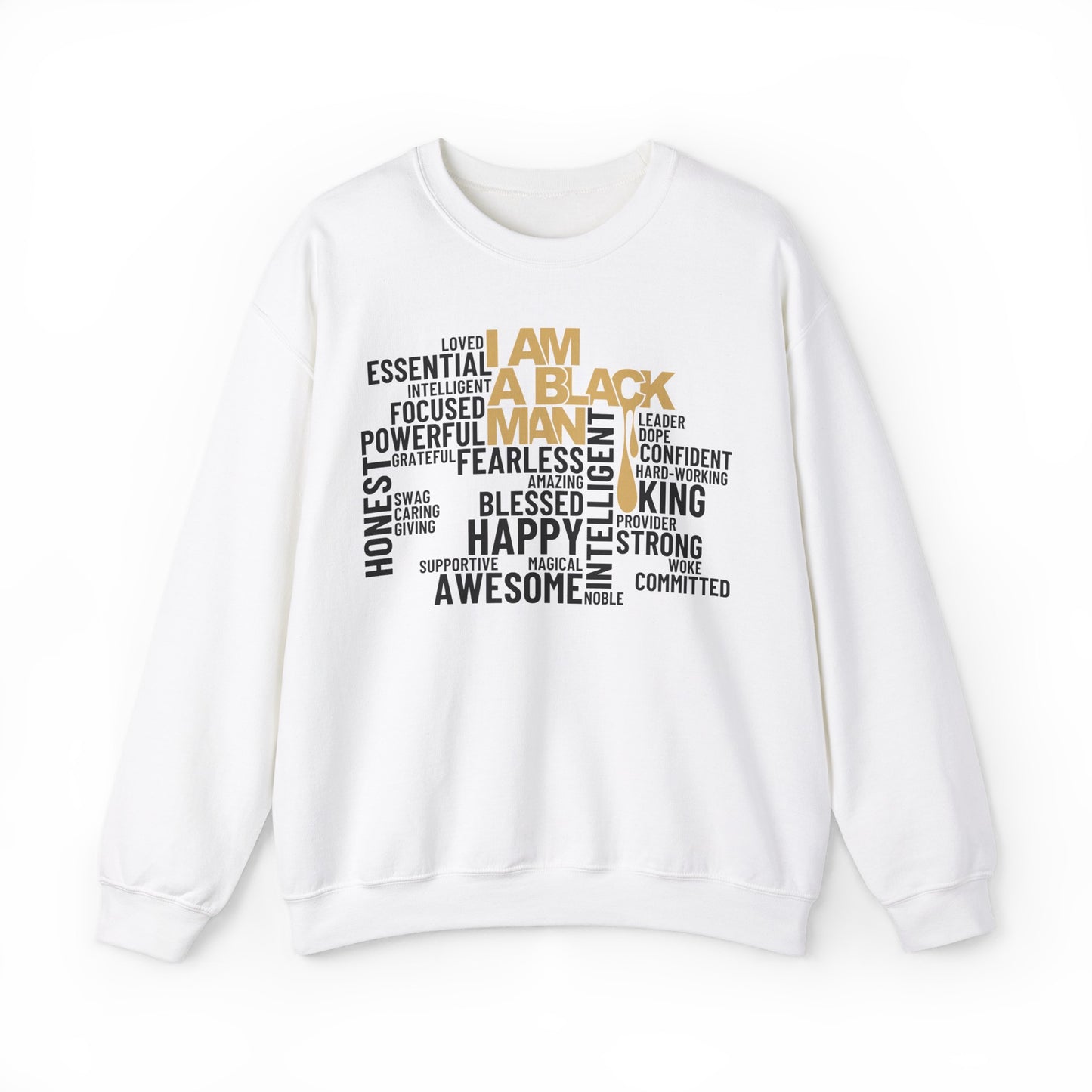 I am A Black Man Crewneck Sweatshirt