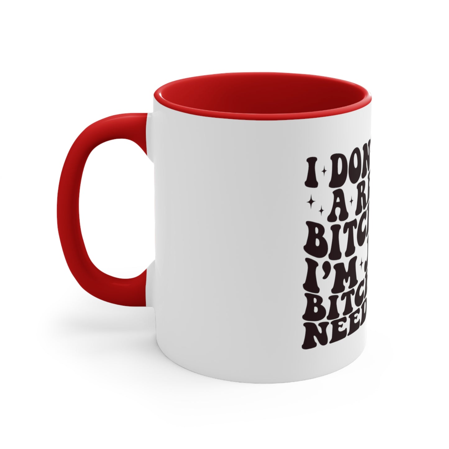 I'm Just Tired Accent Coffee Mug, 11oz