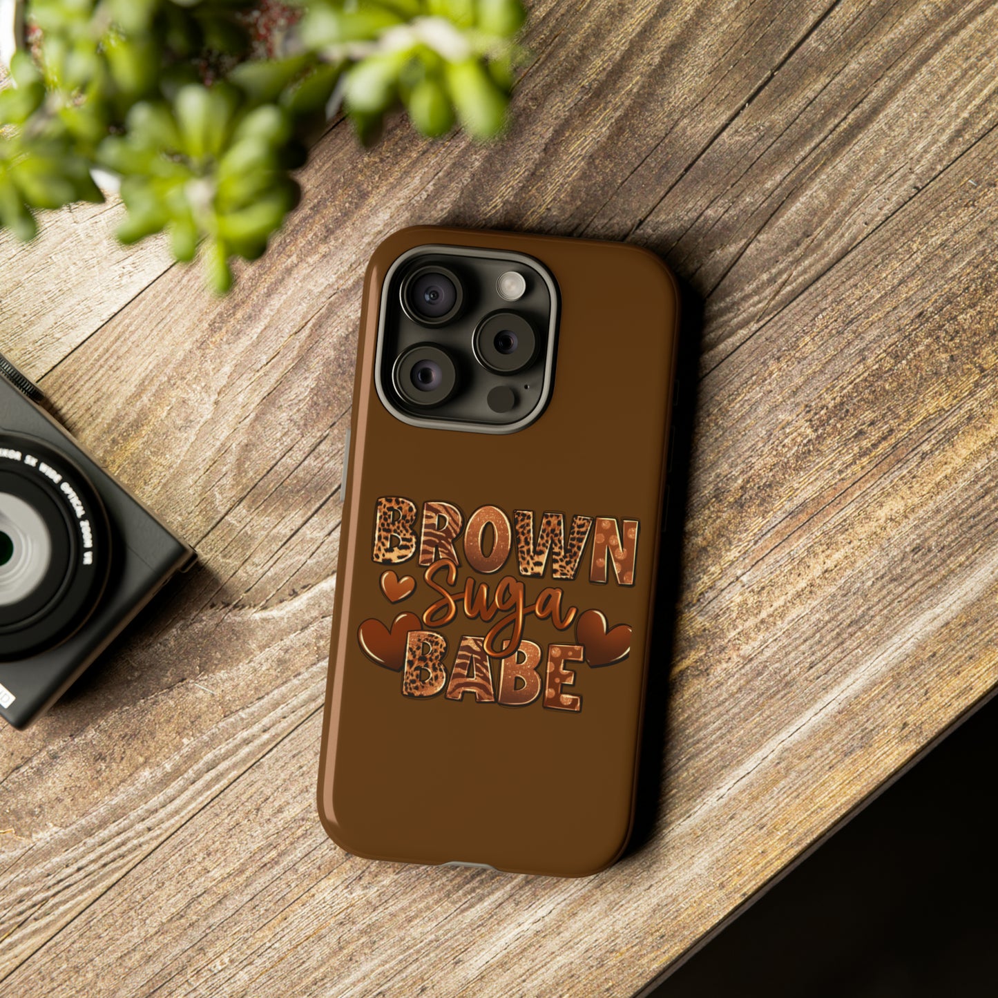 Brown Suga Babe Tough Phone Cases