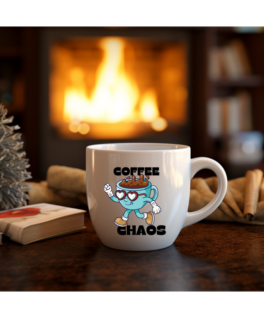 Coffee and Chaos Ceramic Mug