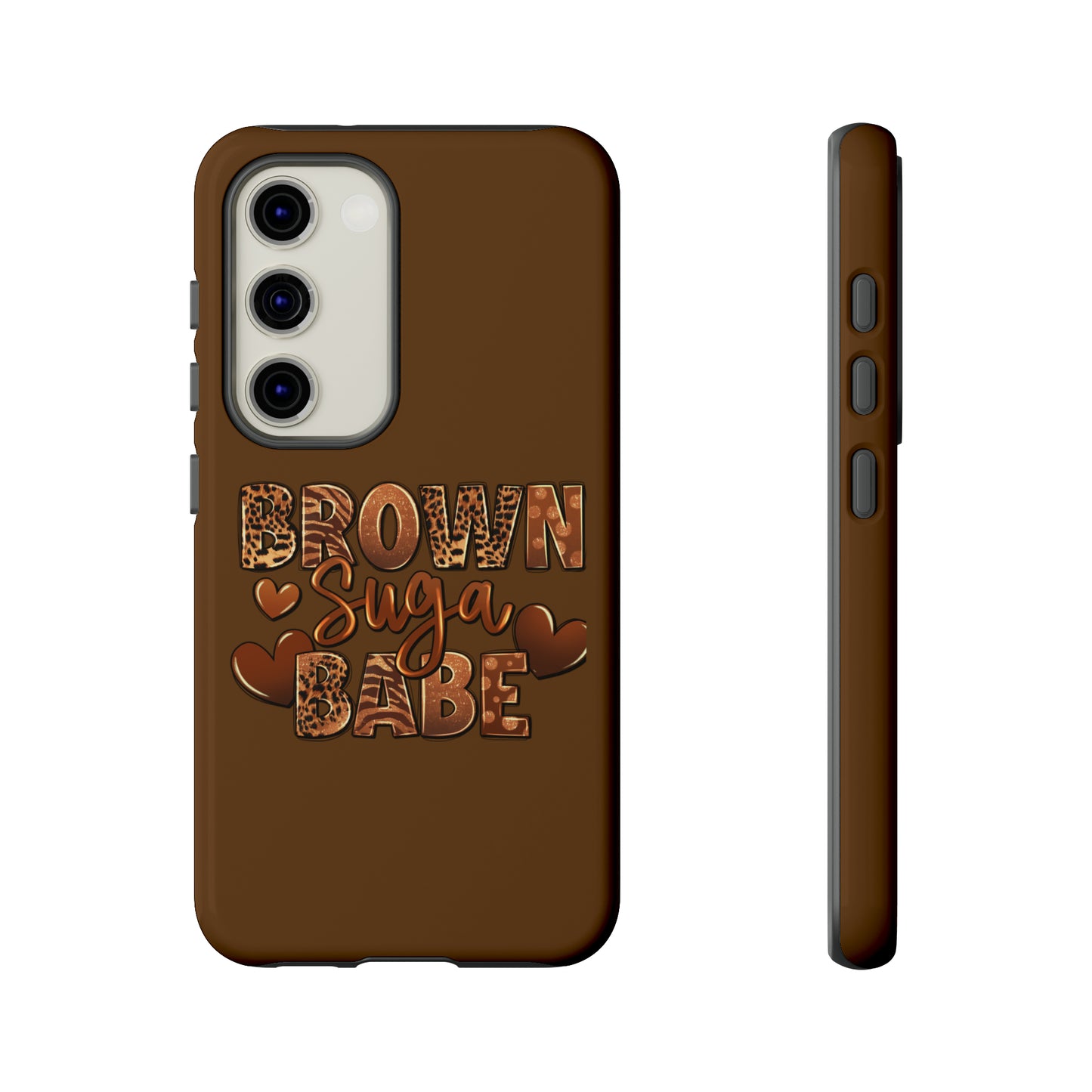 Brown Suga Babe Tough Phone Cases