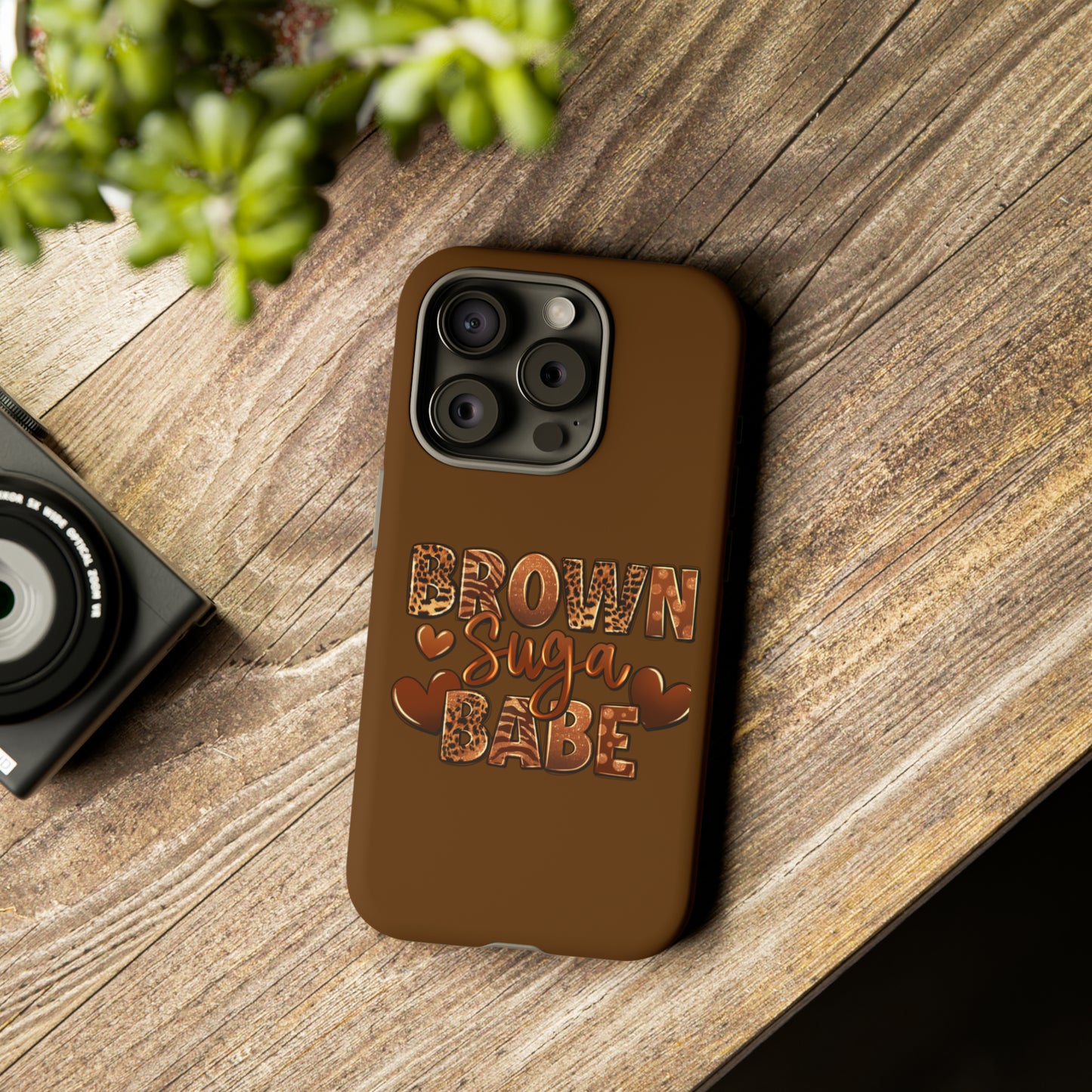 Brown Suga Babe Tough Phone Cases