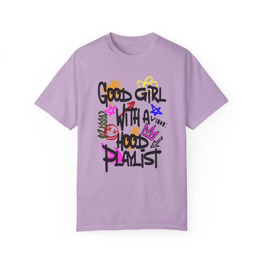 Good Girl with a Hood Playlist T-shirt
