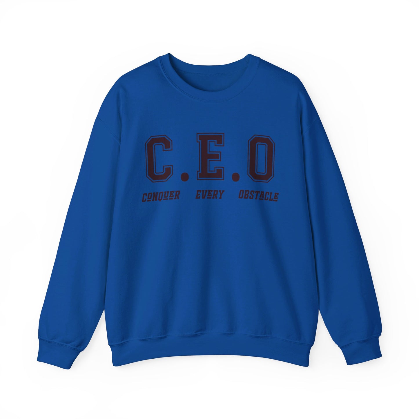 CEO: Conquer Every Obstacle Crewneck Sweatshirt