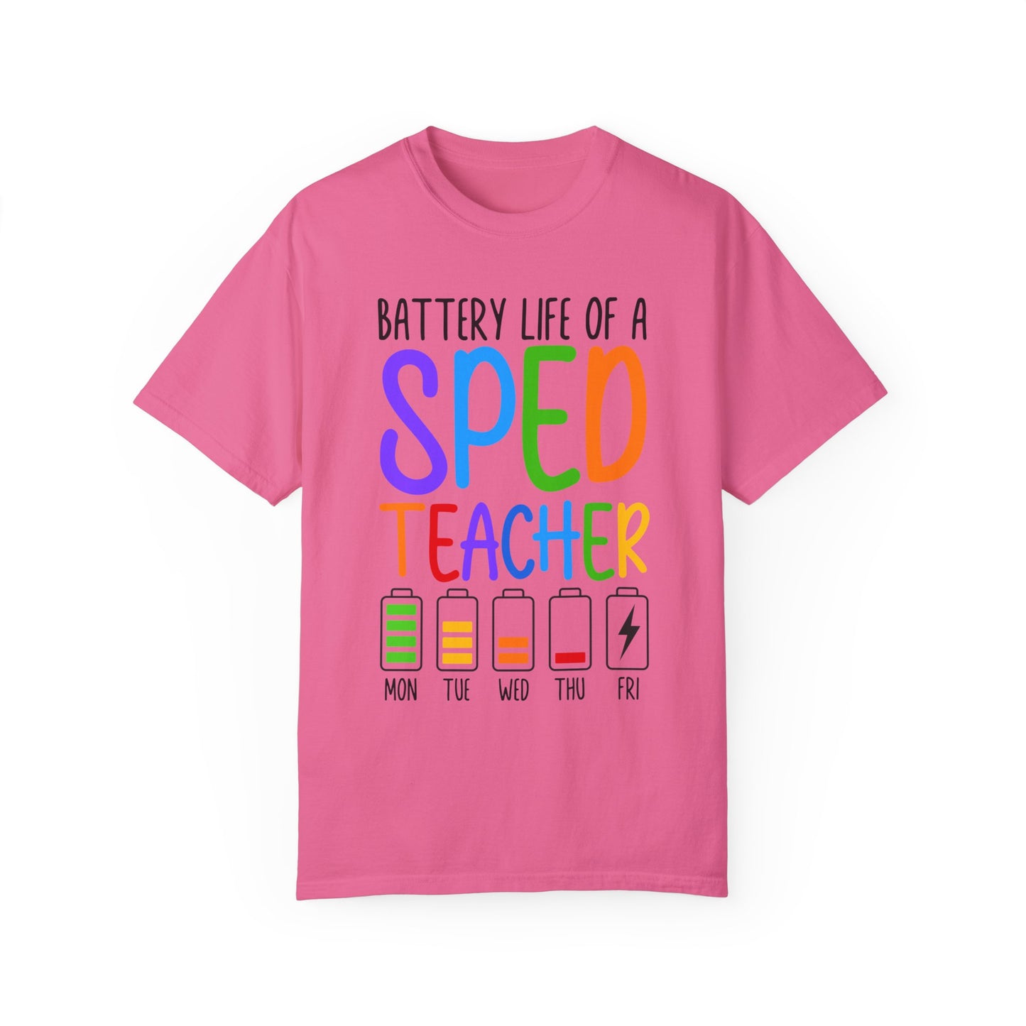 Battery Life of a SPED Teacher T-shirt