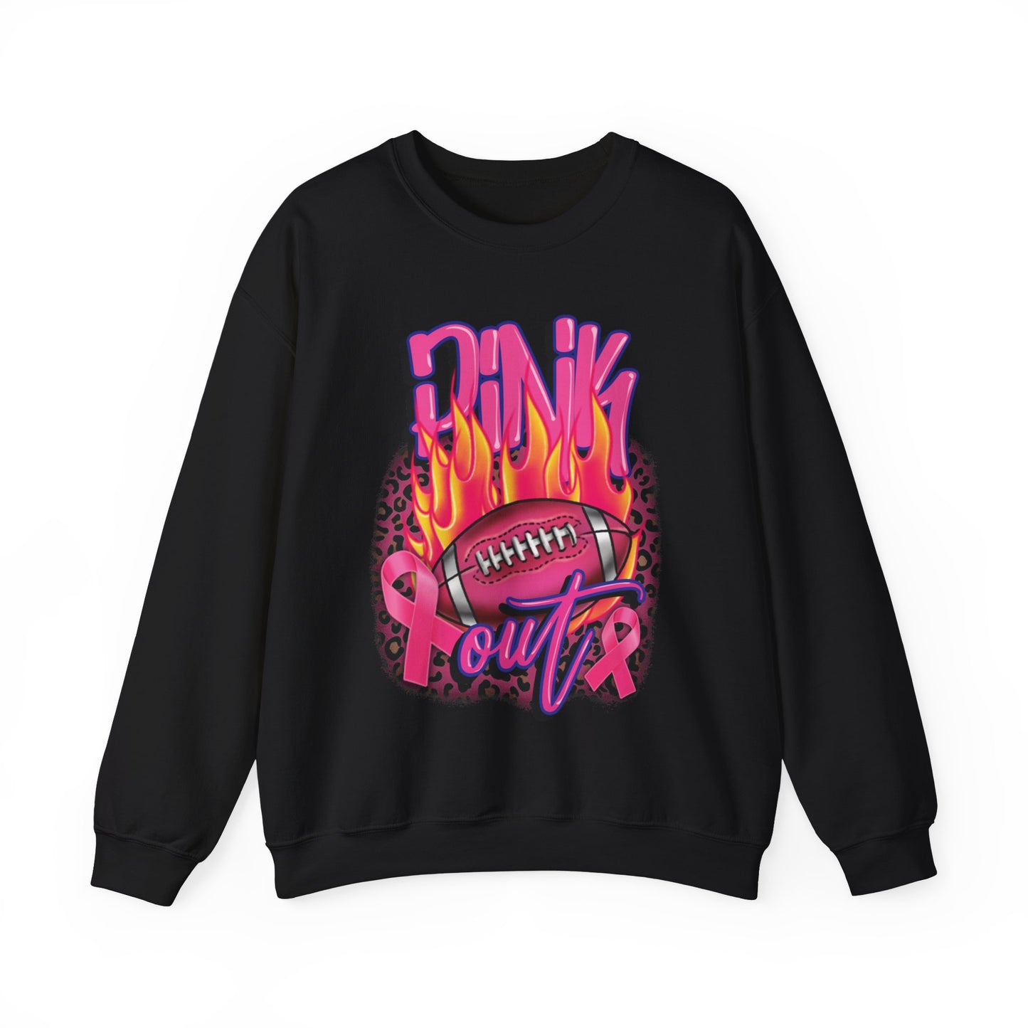 Pink Out Breast Cancer Awareness Crewneck Sweatshirt