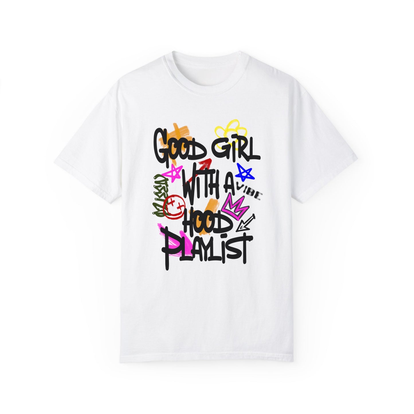 Good Girl with a Hood Playlist T-shirt