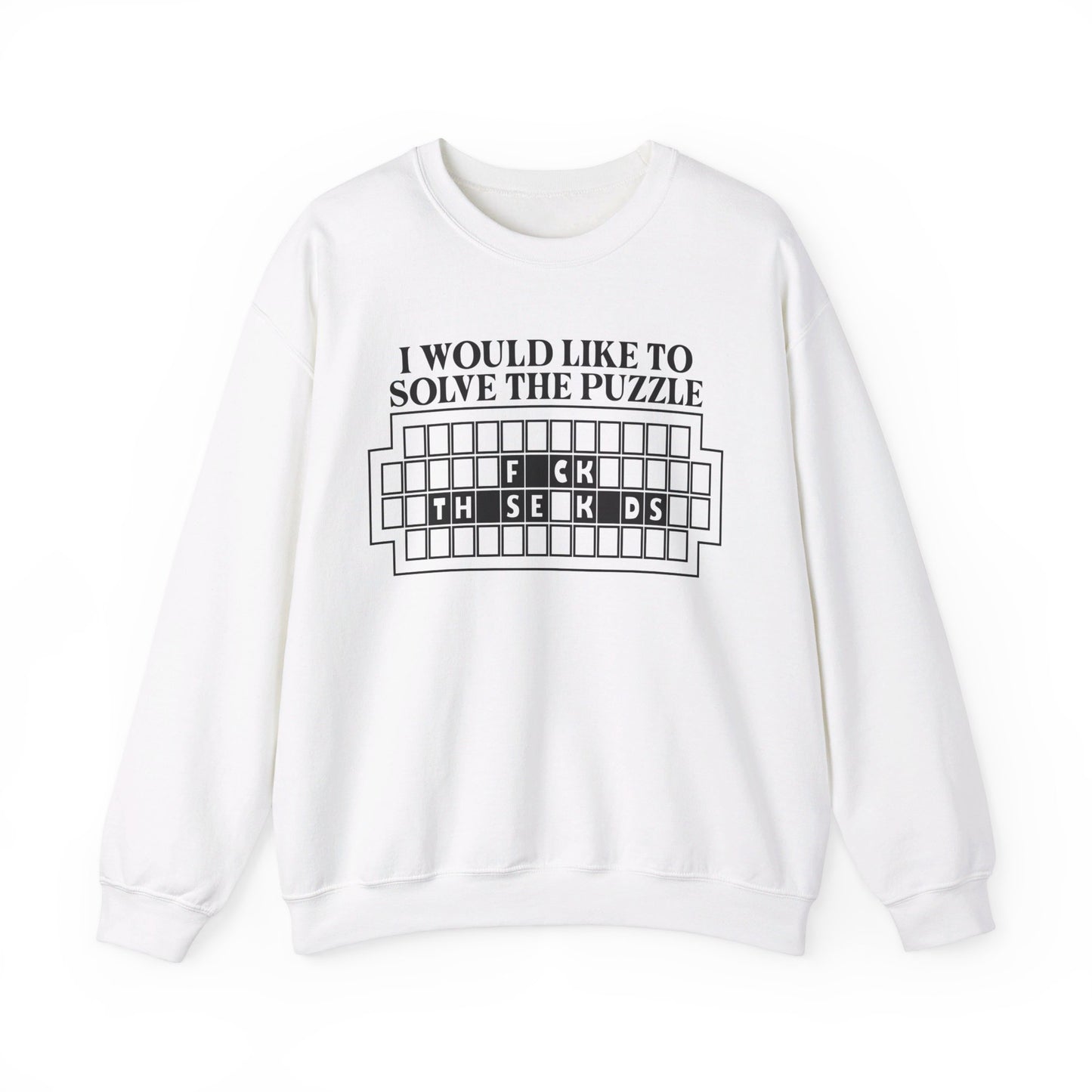 I Would Like to Solve the Puzzle Crewneck Sweatshirt