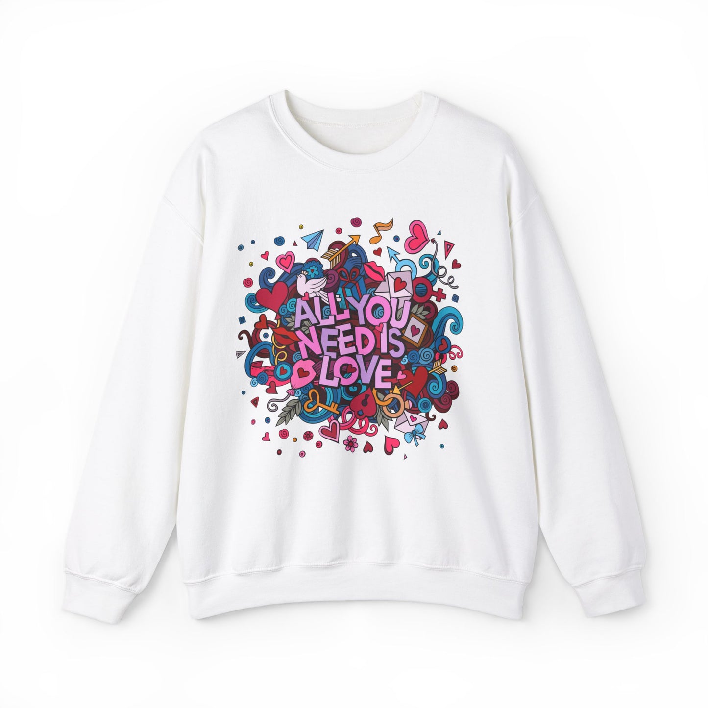 All you need is Love Crewneck Sweatshirt